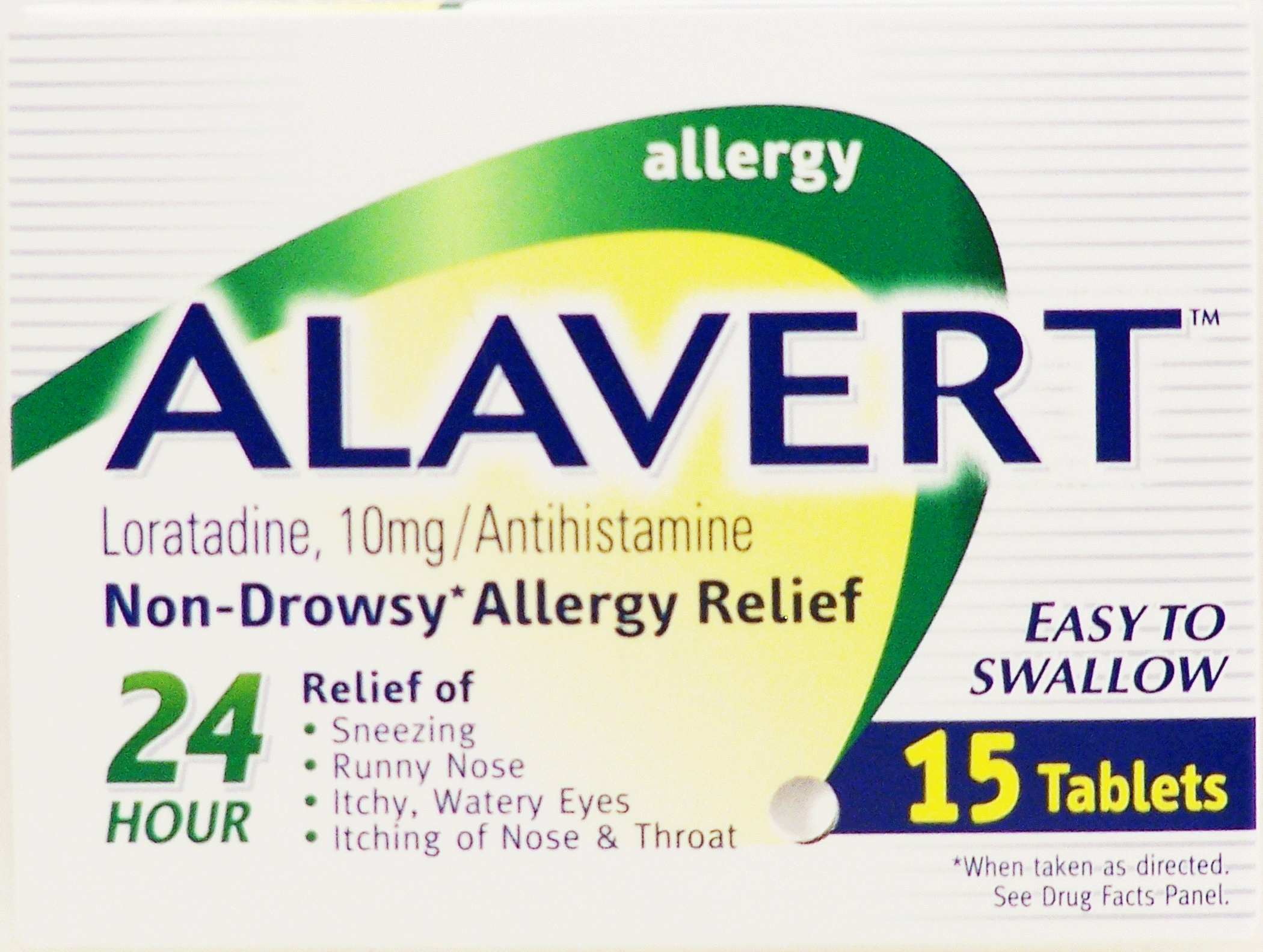 Alavert&nbsp;Allergy&nbsp;loratadine orally disintegrating tablet, 10mg, antihistamine 24-hour Full-Size Picture
